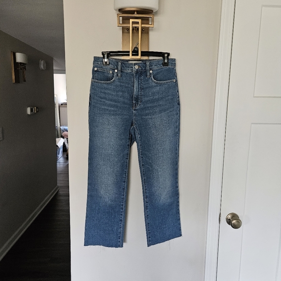 Madewell Denim - Madewell Medium Wash Slim Demi Boot Cut Jeans NWOT Size 25
